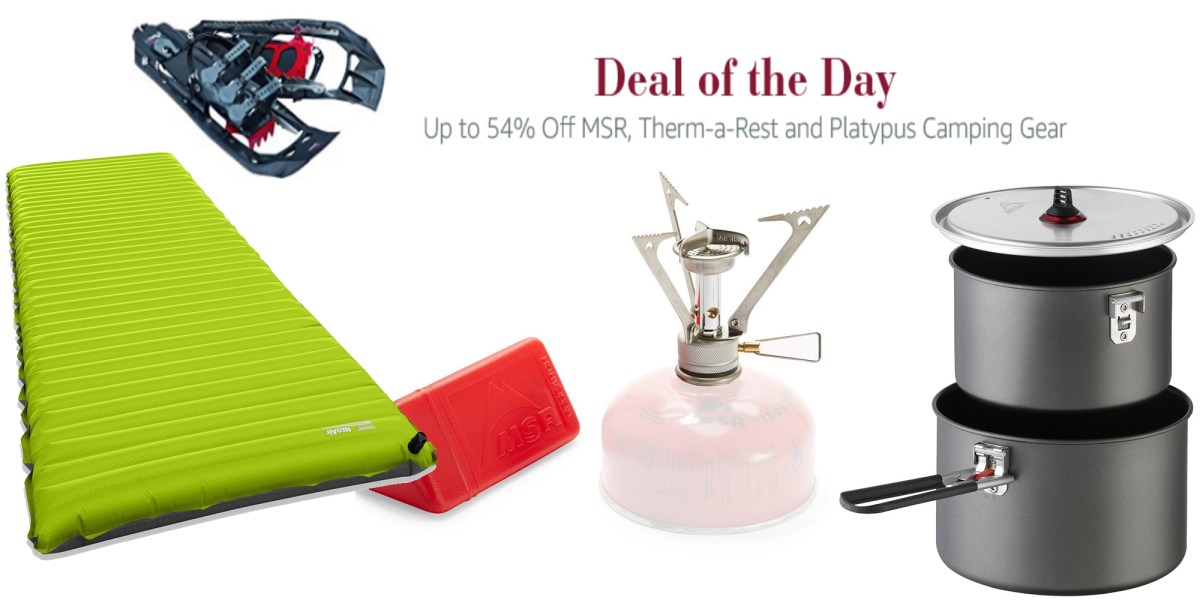 Amazon has everything for the camping enthusiast in today's Gold Box