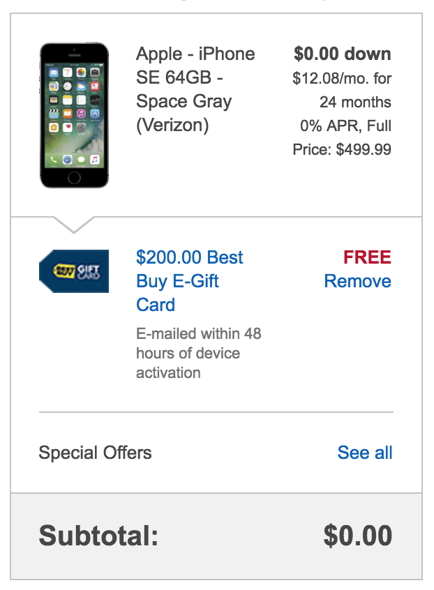 best-buy-iphone-se-gift-card