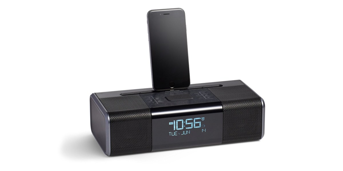 Dock Charge And Play Music From Your Iphone Amazonbasics Lightning Clock Radio For 37 50 Prime Shipped All Time Low 9to5toys
