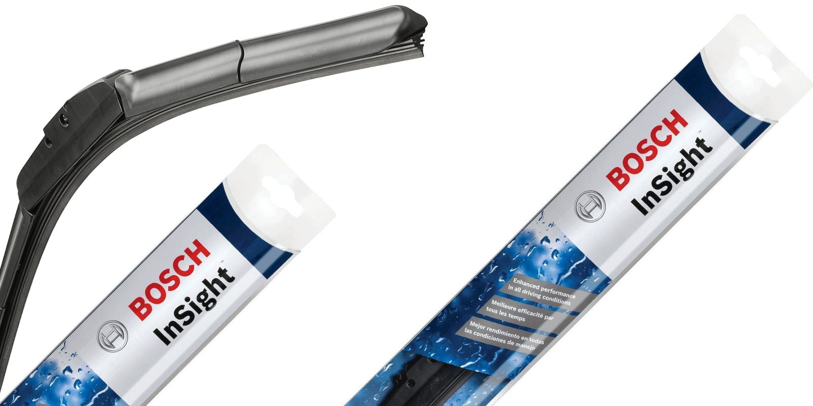 You can grab a pair of allweather Bosch InSight Windshield Wipers at