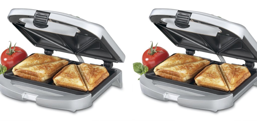 Cuisinart's Nonstick Dual Electric Sandwich Grill hits its Amazon all