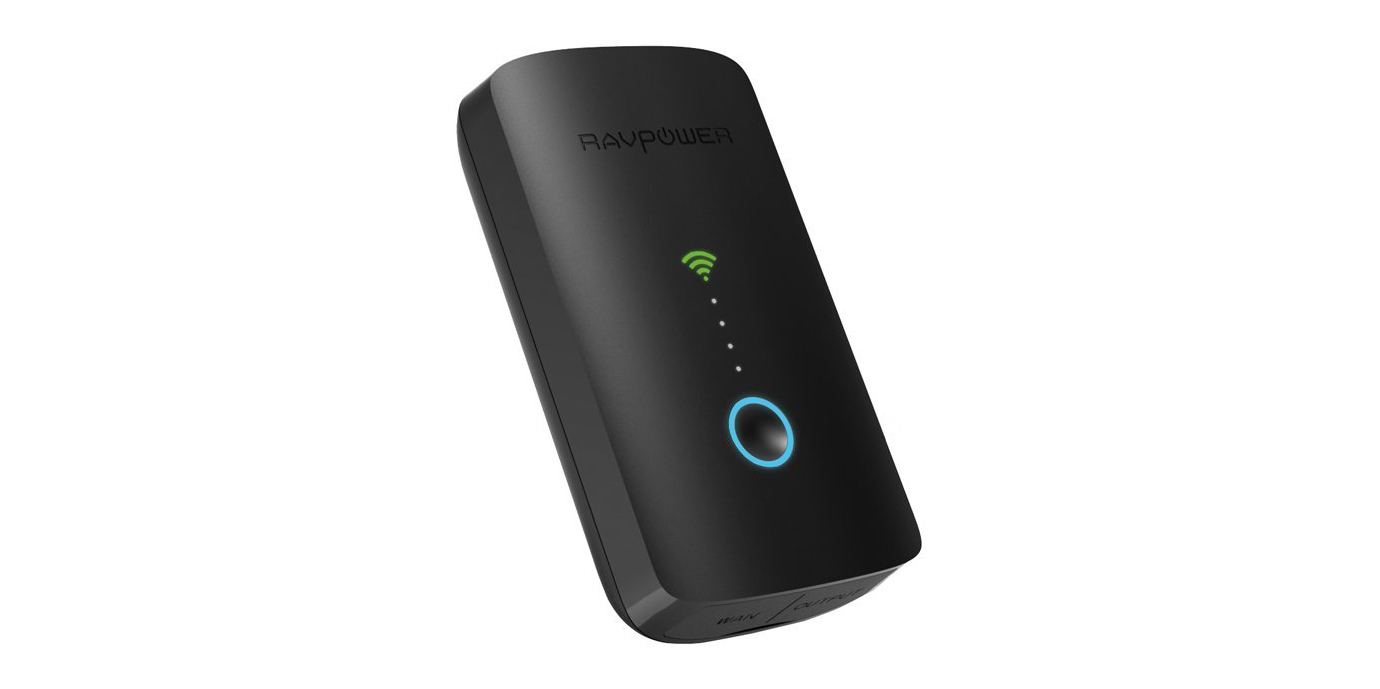 RAVPower's FileHub Travel Router, SD Card Reader and 6000mAh battery is