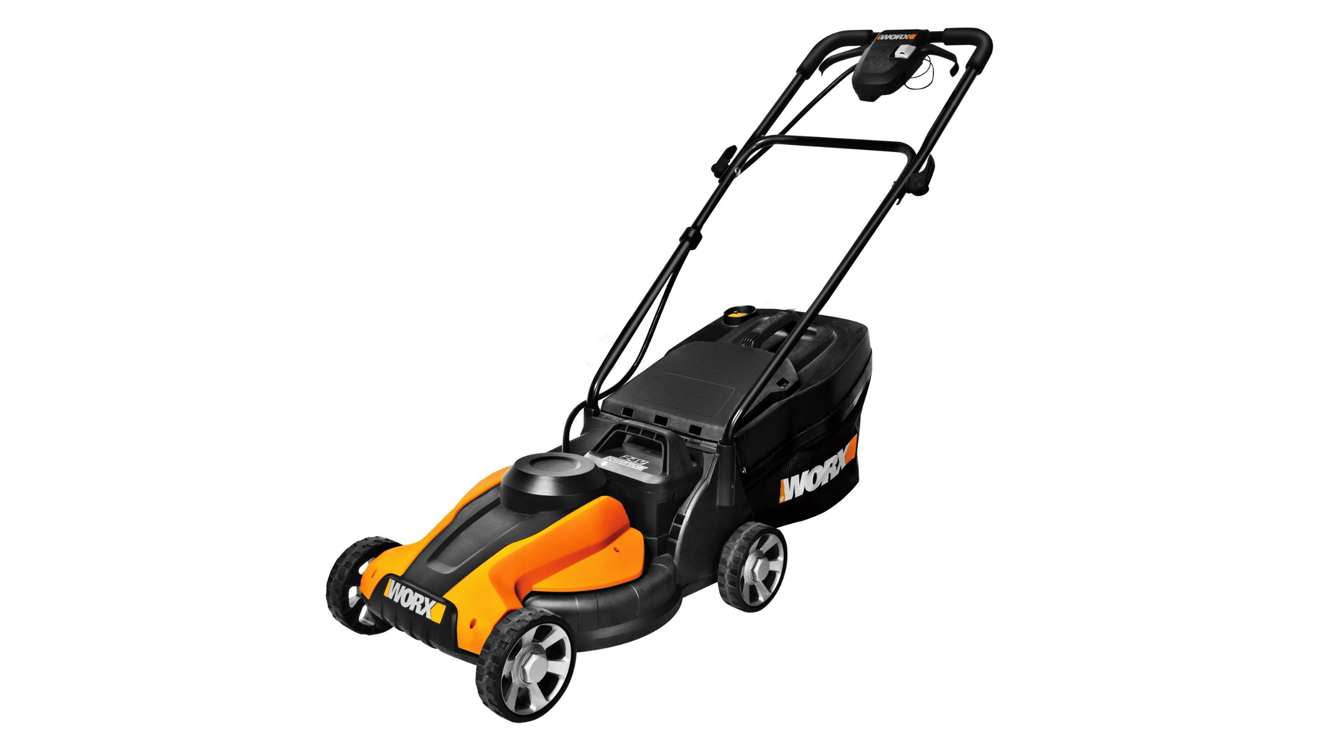 Green Deals WORX WG775 14 inch 24V Cordless Electric Lawn Mower