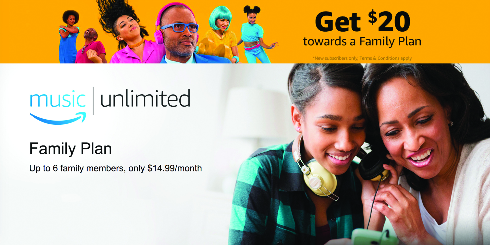 Save 20 on an Amazon Music Unlimited Family Plan with this promo code