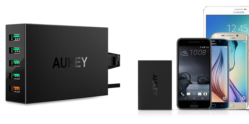 aukey-usb-charger-with-quick-charge-3-0-port-and-4-usb-port