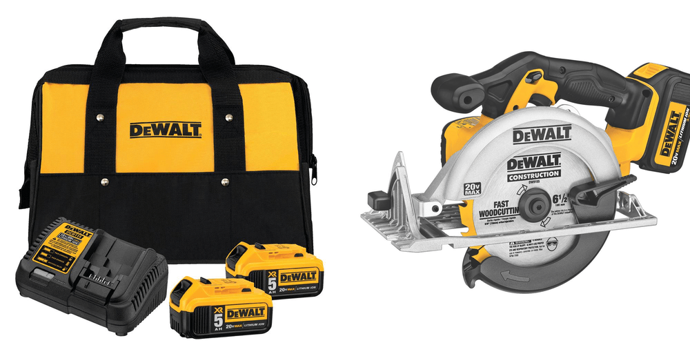 DEWALT 20V Starter Kit with 2 Batteries and your choice of 20V saws