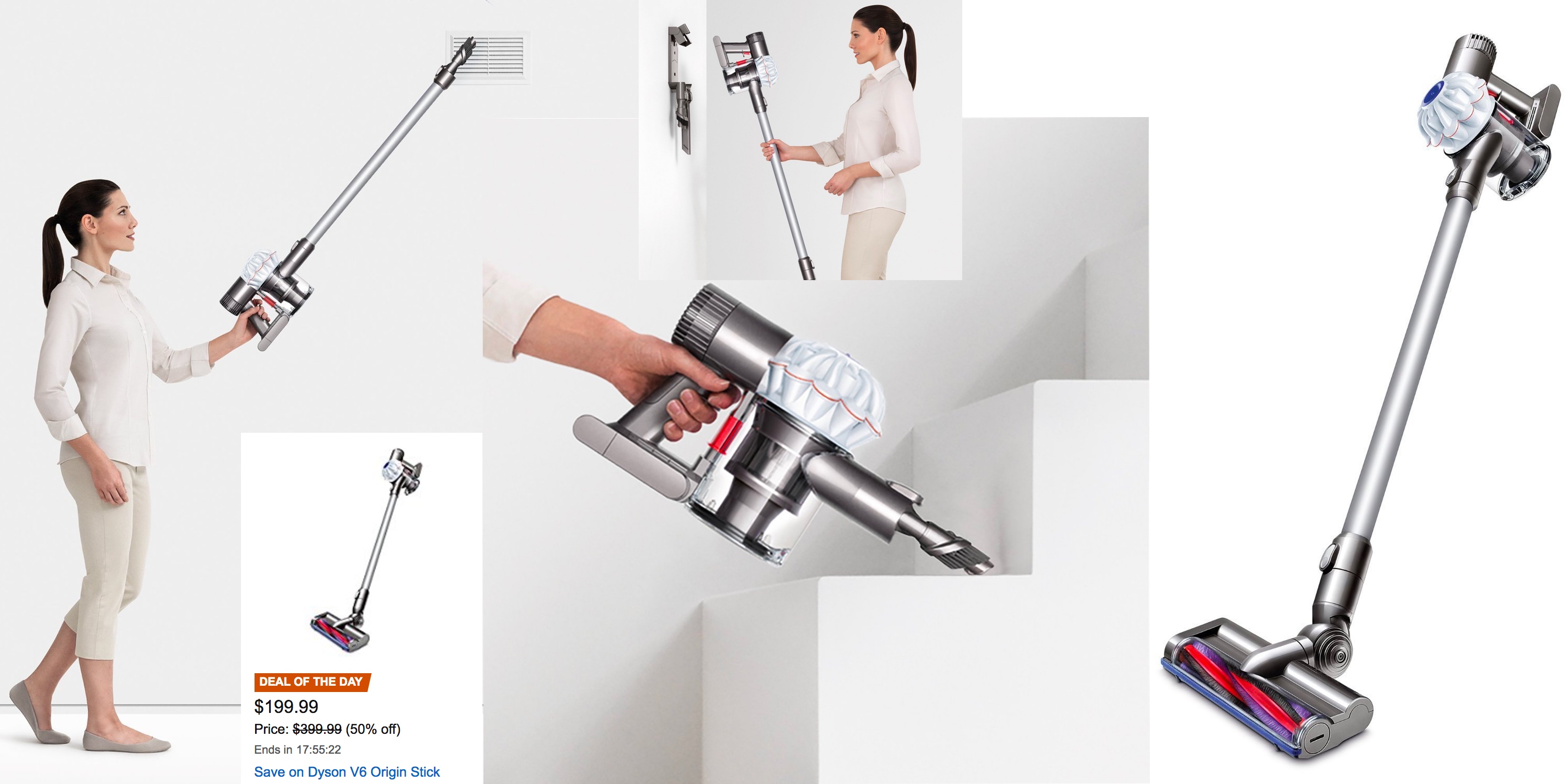 Dyson V6 HEPA Cordless Stick Vacuum now just 184 shipped on eBay (Reg