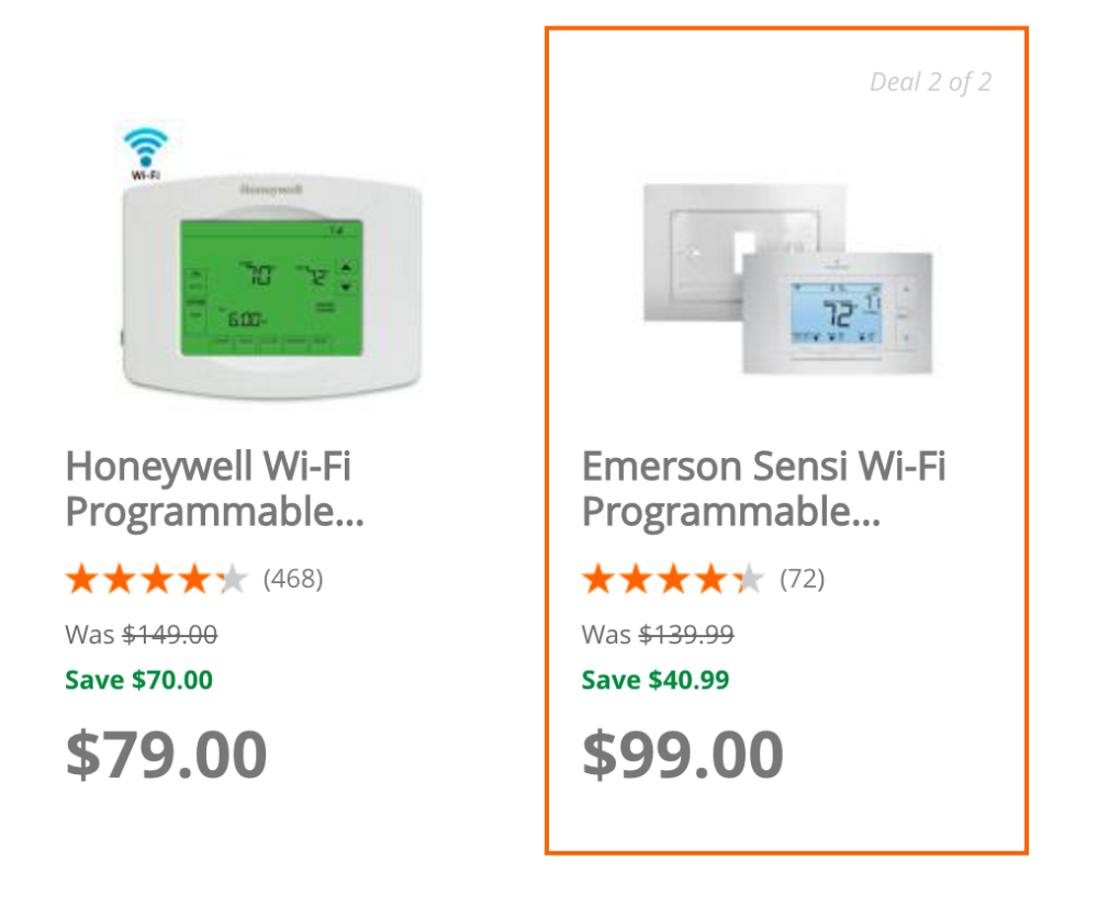 WiFi Thermostats - Thermostats - The Home Depot