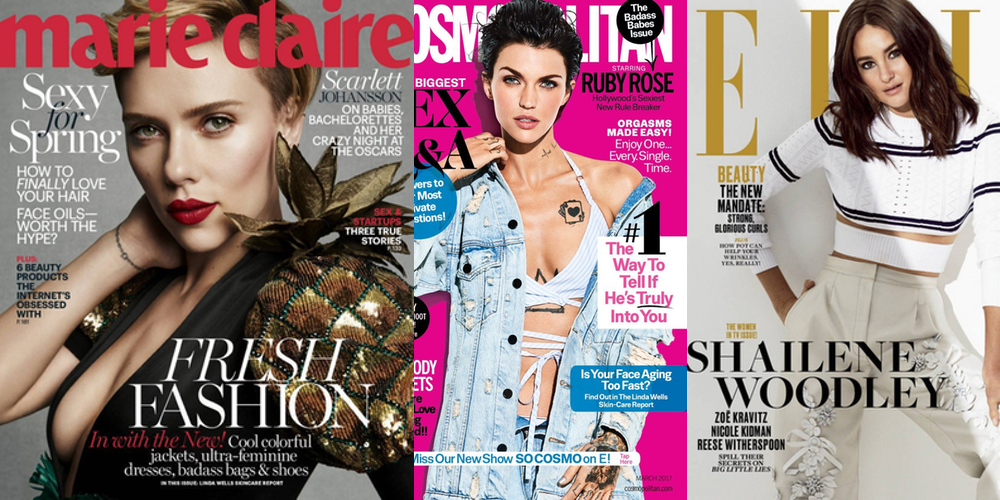 Print or Digital Magazine Subs for only $4/year: Cosmo, Elle, Marie ...