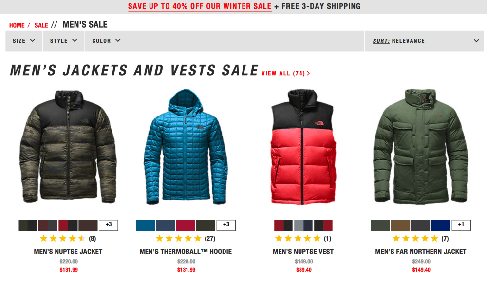 The North Face launches its Winter Sale that takes up to 40% off + free ...