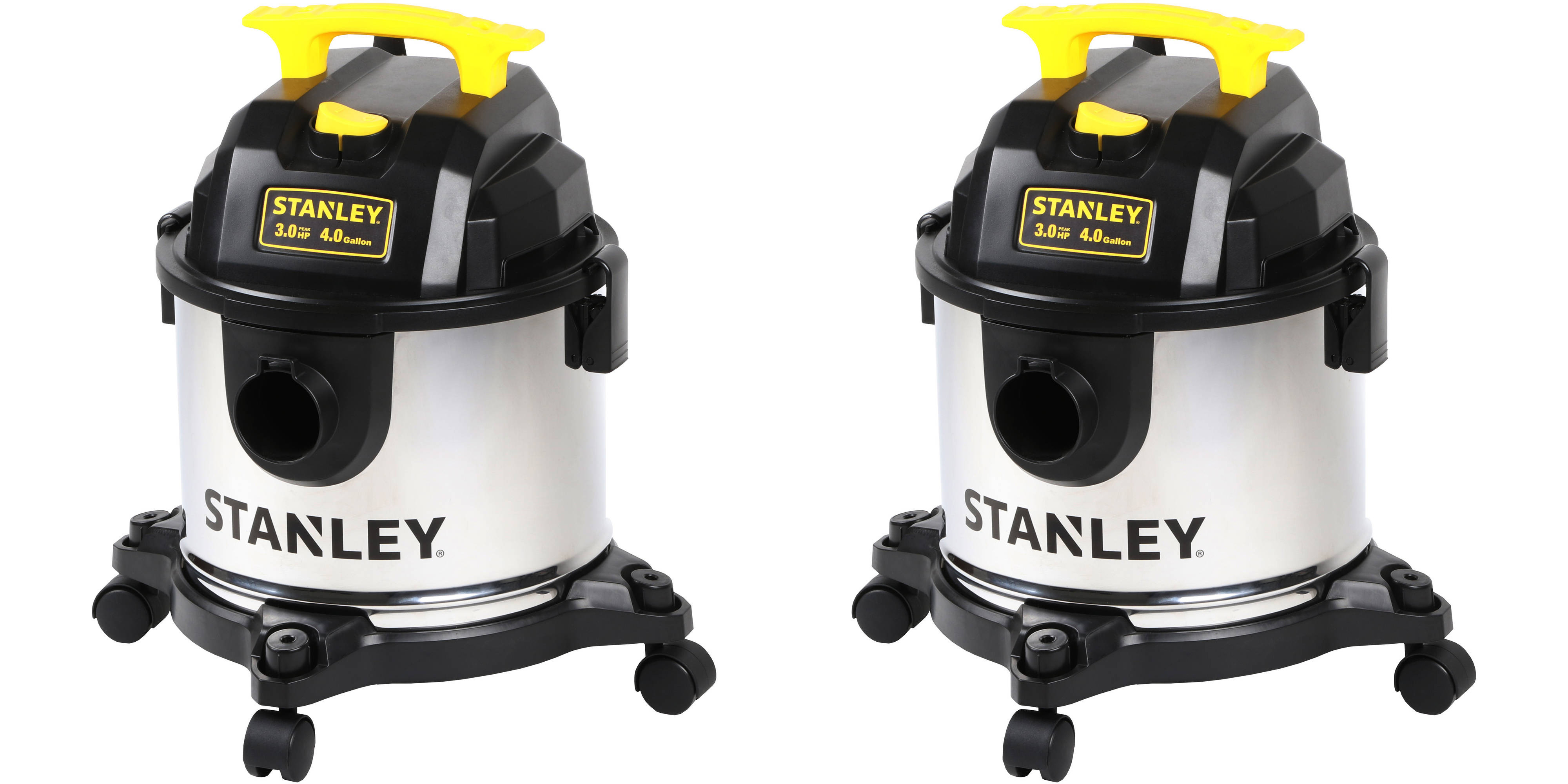 This Stanley 4Gallon Stainless Steel Wet/Dry Shop Vac is down to 20