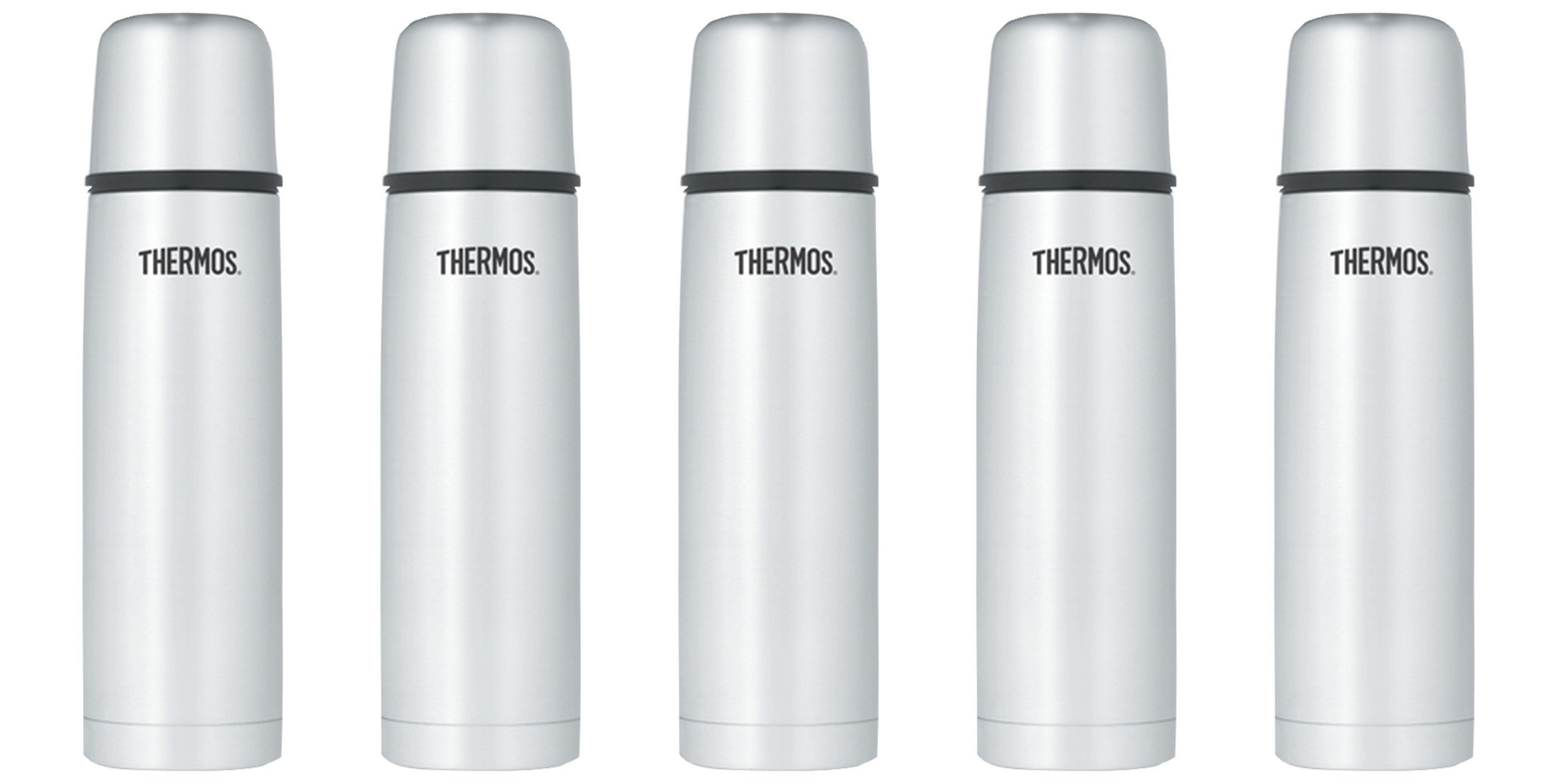 Thermos Vacuum Insulated Compact Beverage Bottle - 16 oz. - Silver/Black