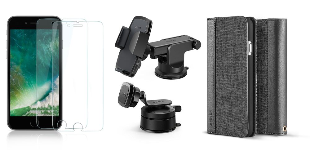 Anker iPhone 7 Accessory Sale ToughShell Elite Case 5, 2pack Screen