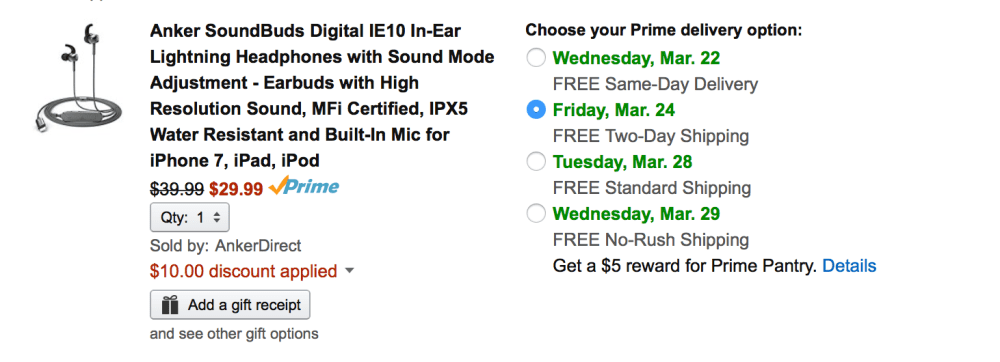 Save On Anker Soundbuds Nb10 Bluetooth 32 Or W Lightning Cable 30 Prime Shipped 9to5toys