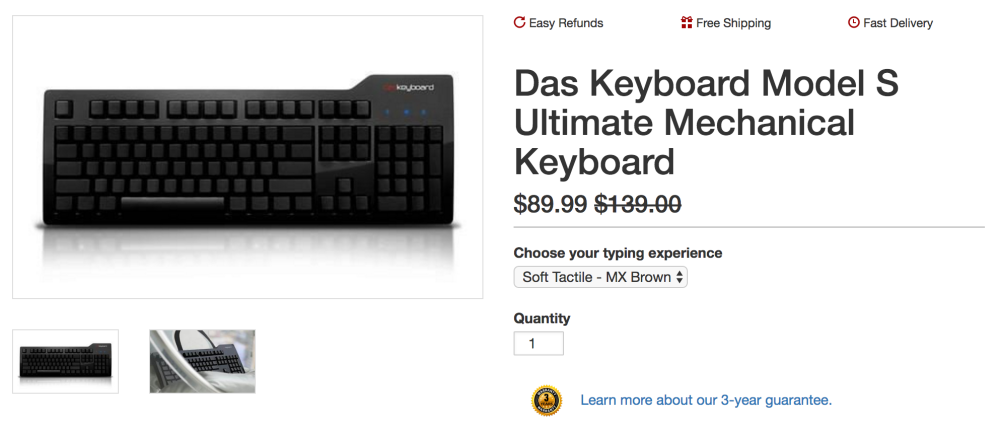 Das Keyboard - The Ultimate Mechanical Keyboard Experience for