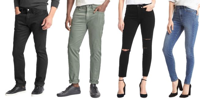 Stock up on GAP jeans with 40% off your entire purchase: Khaki Broken ...