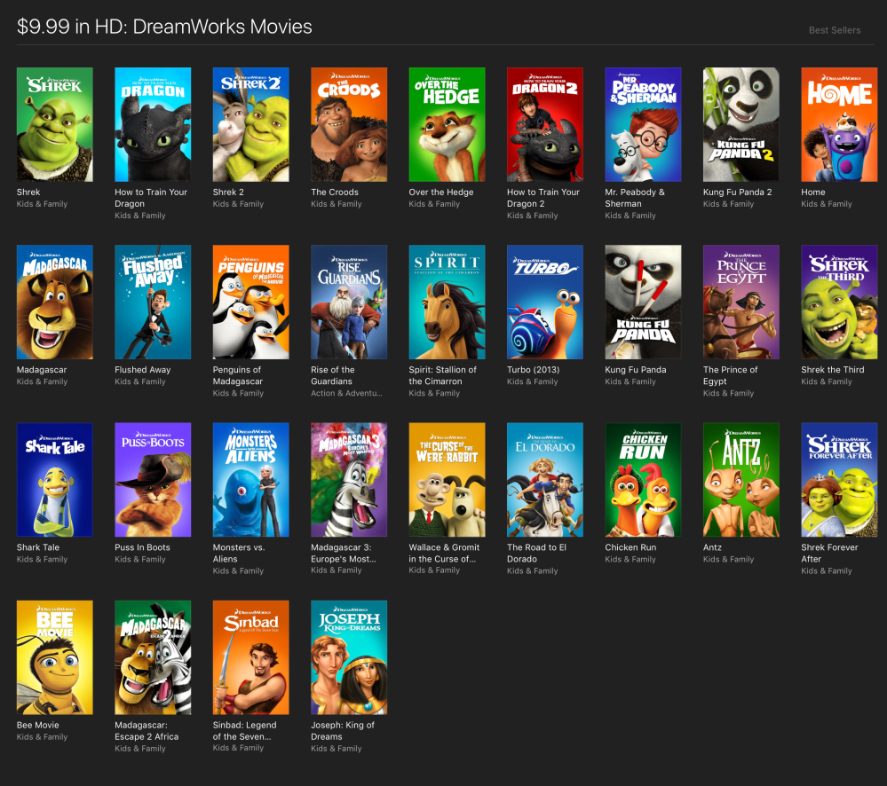 iTunes and Amazon launch DreamWorks $10 HD movie sale: Bee ...

