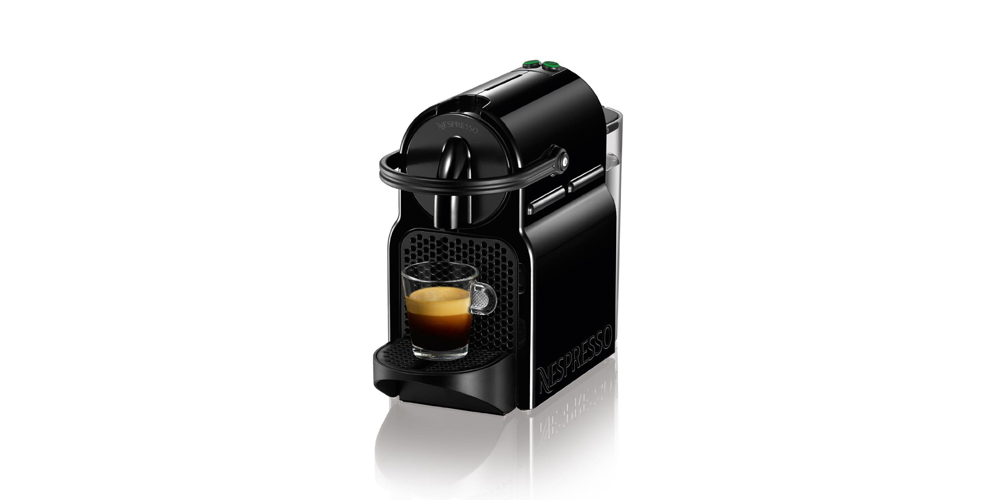 Wake up to the smell of coffee with the Nespresso Inissia Espresso ...