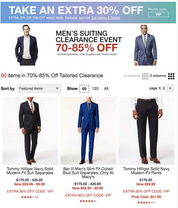 Suit up and get more than $500 off in Macy’s Suiting Event: Calvin ...