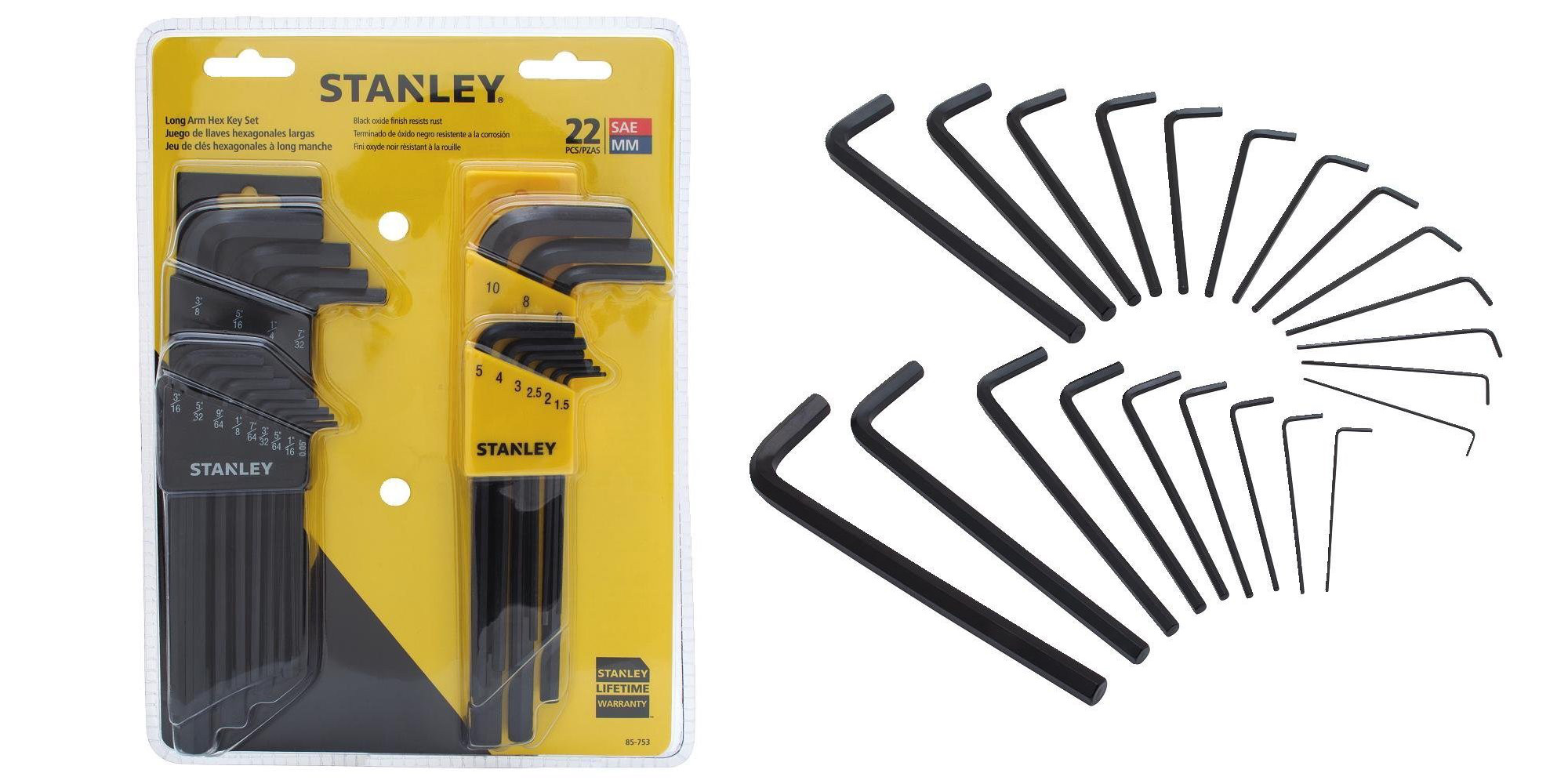 This best-selling 22-piece Stanley Hex Key Set will definitely come in  handy around the house/office from $9 Prime shipped (Reg. $12+)