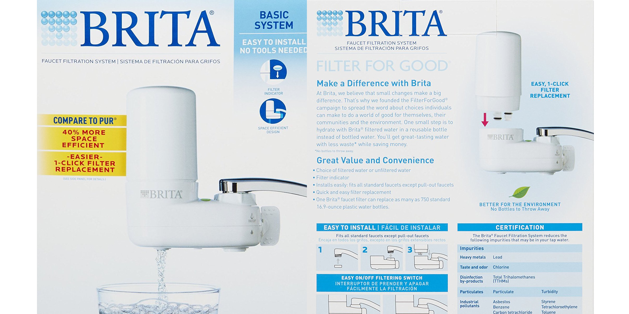 Brita Faucet System Filters Water Right From The Tap 9 Prime