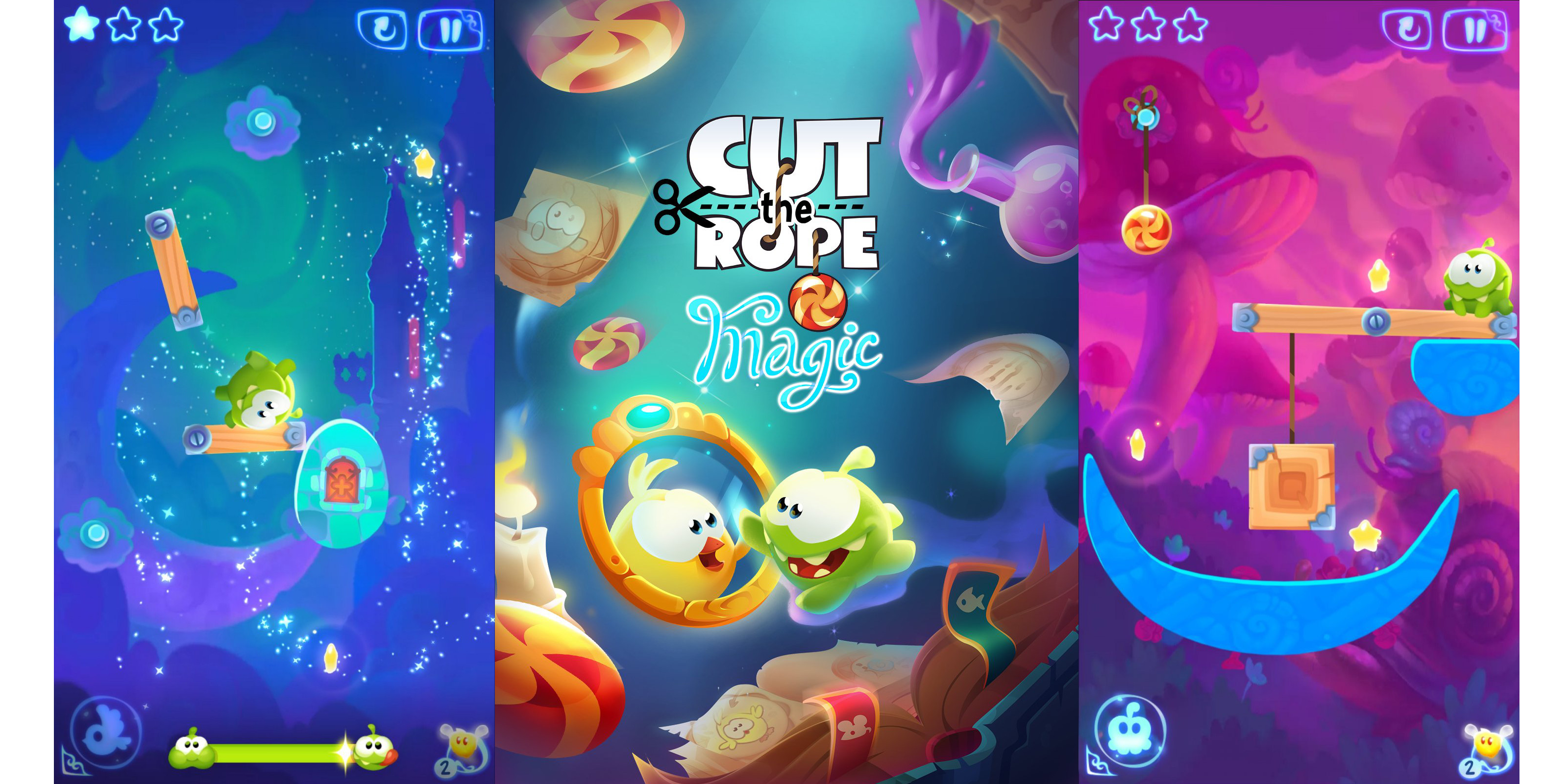 Cut the rope magic прохождение