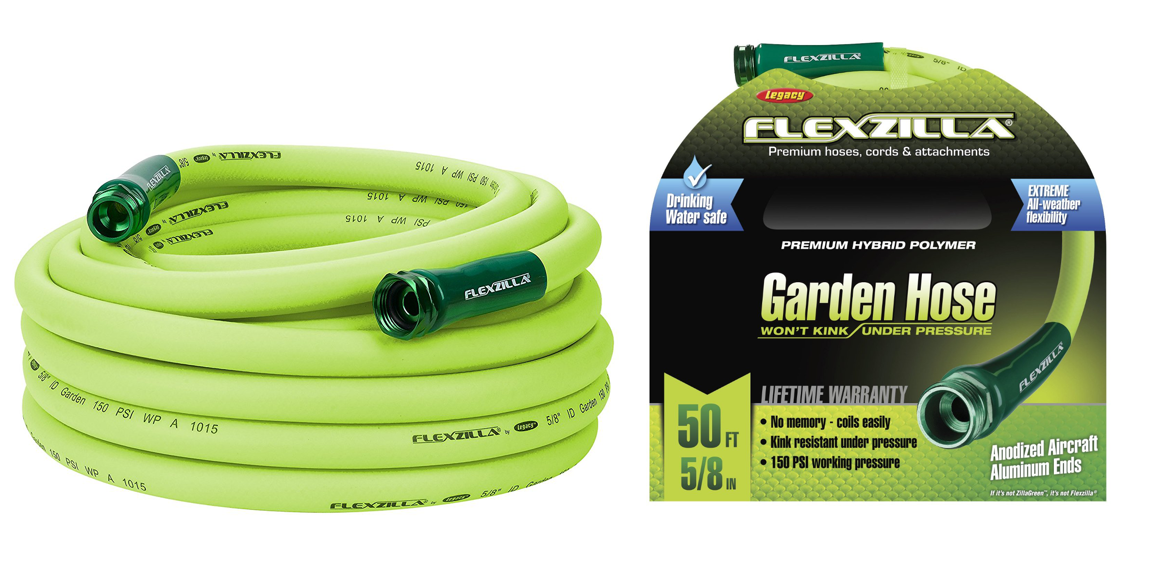 Flexzilla 50foot Heavy Duty Garden Hose for just 29.50 Prime shipped