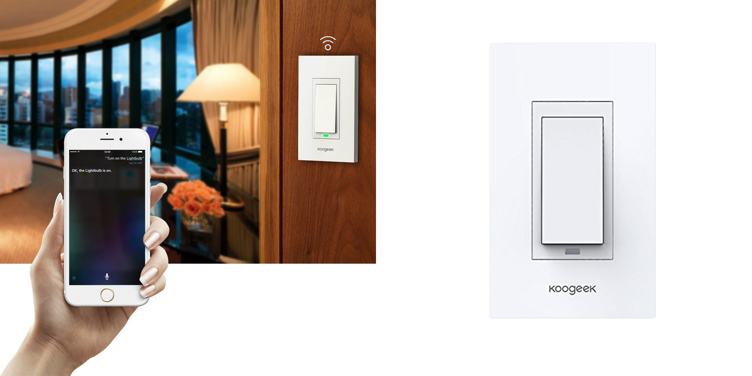 Koogeek's HomeKit-enabled Wi-Fi light switch for $34 Prime shipped