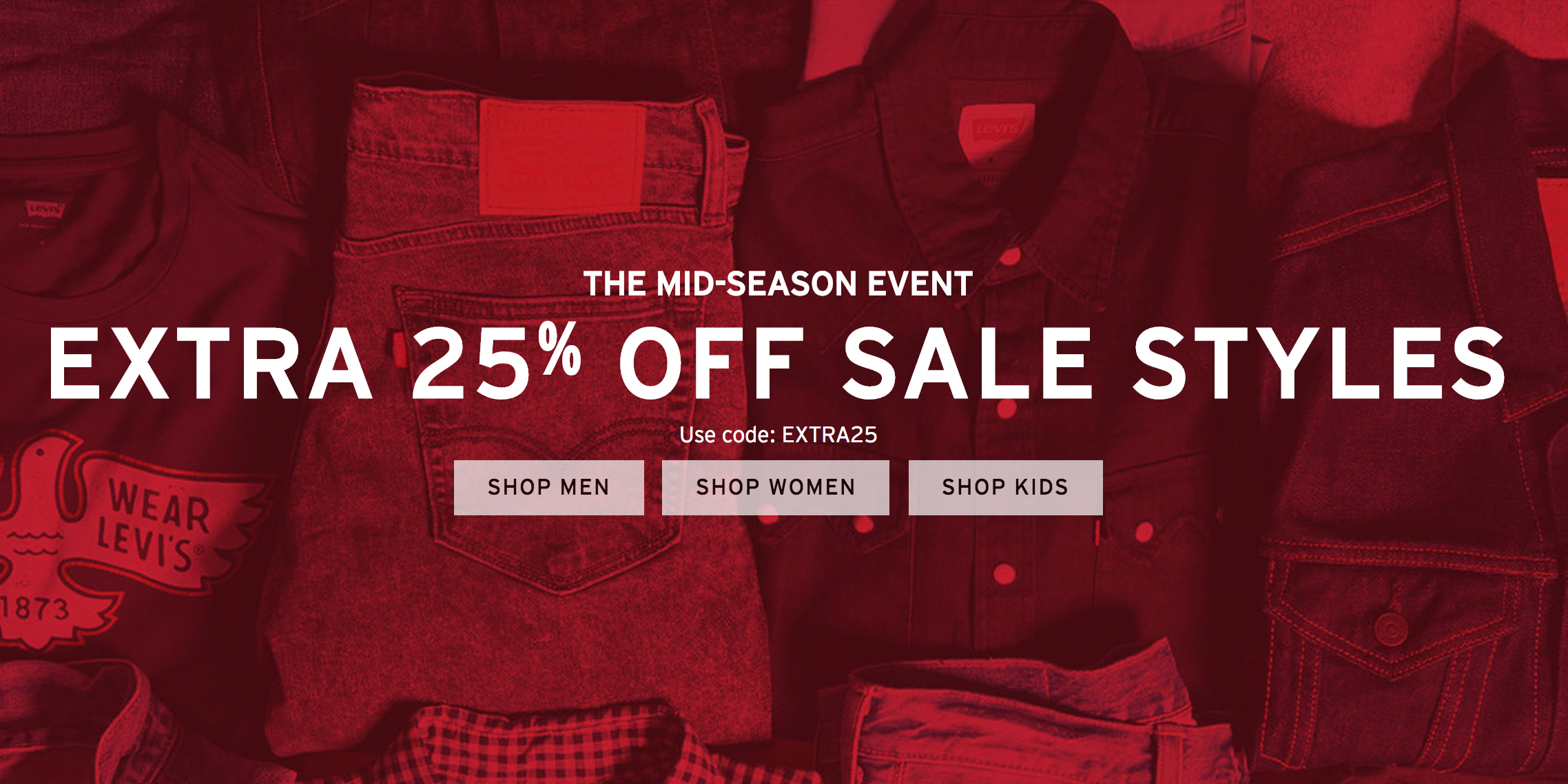 Levi s Mid Season Event takes an extra 25 off popular sale styles