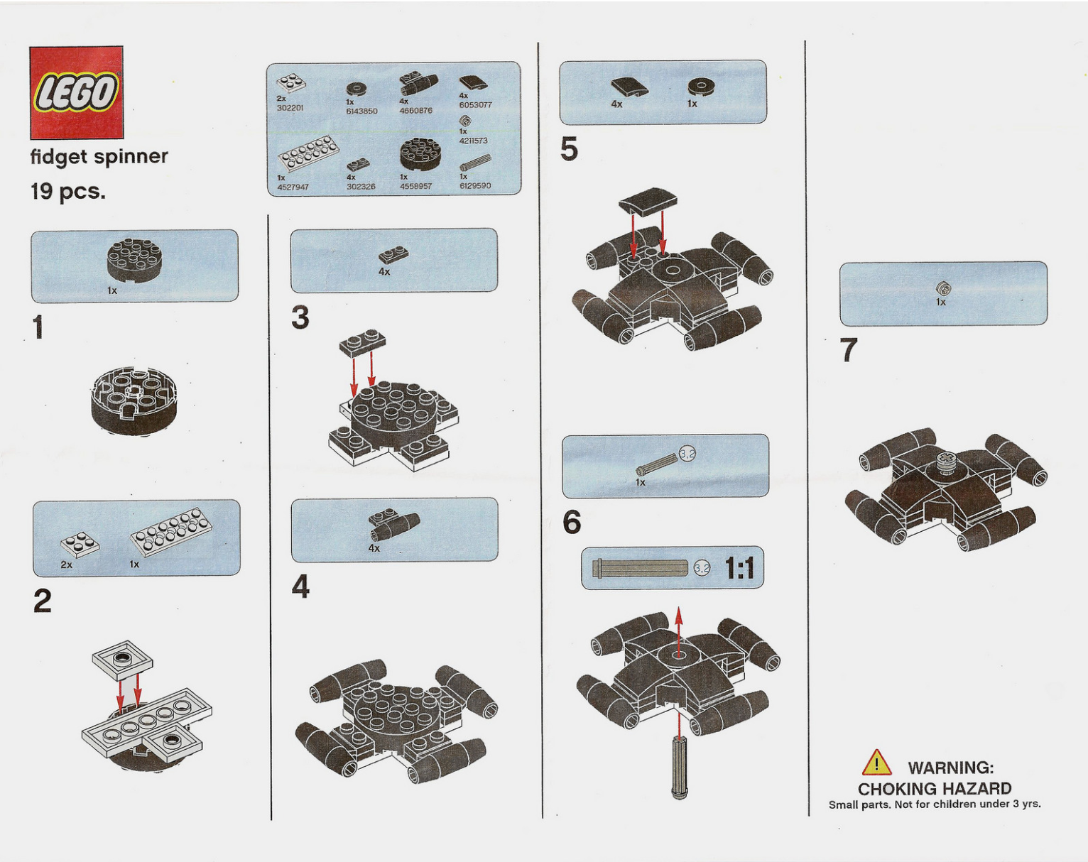 How-to build your very own LEGO fidget spinner