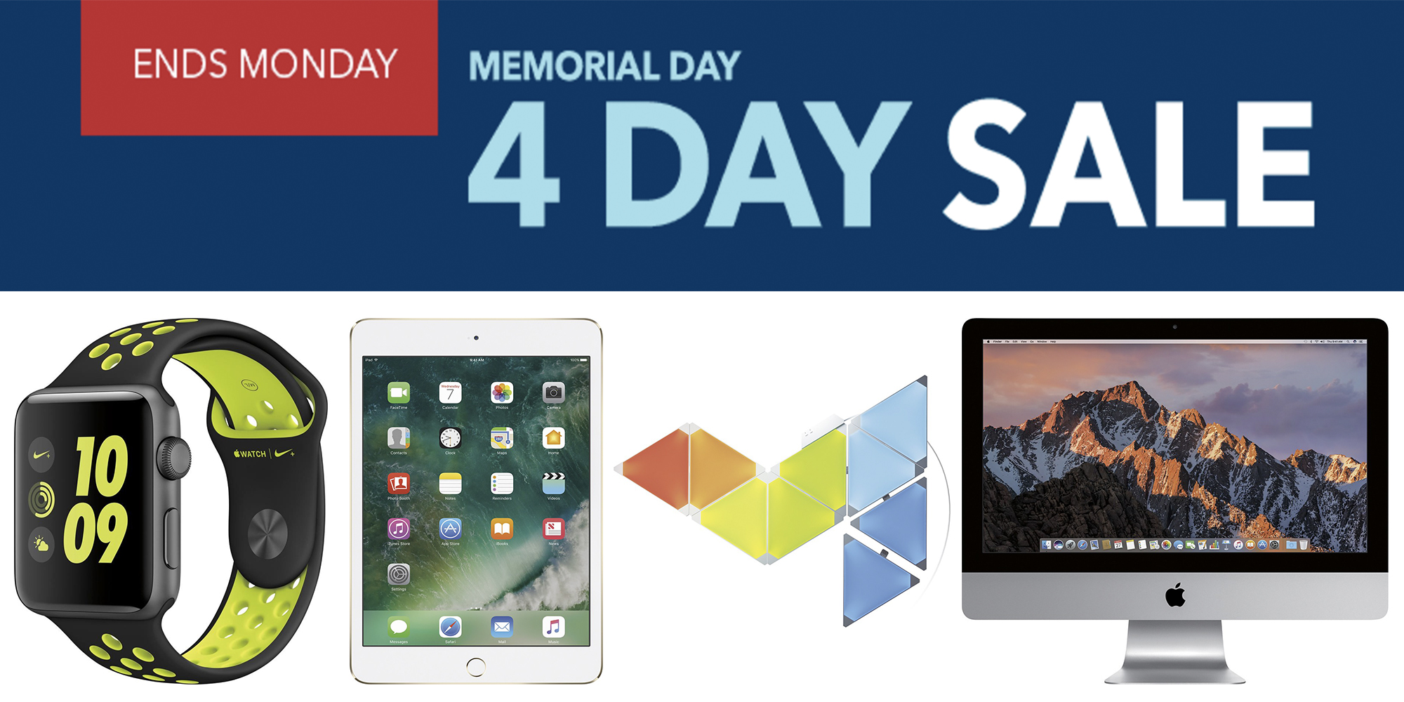 Best Buy Memorial Day Sale 70 off Apple Watch Series 2, iPad mini 4