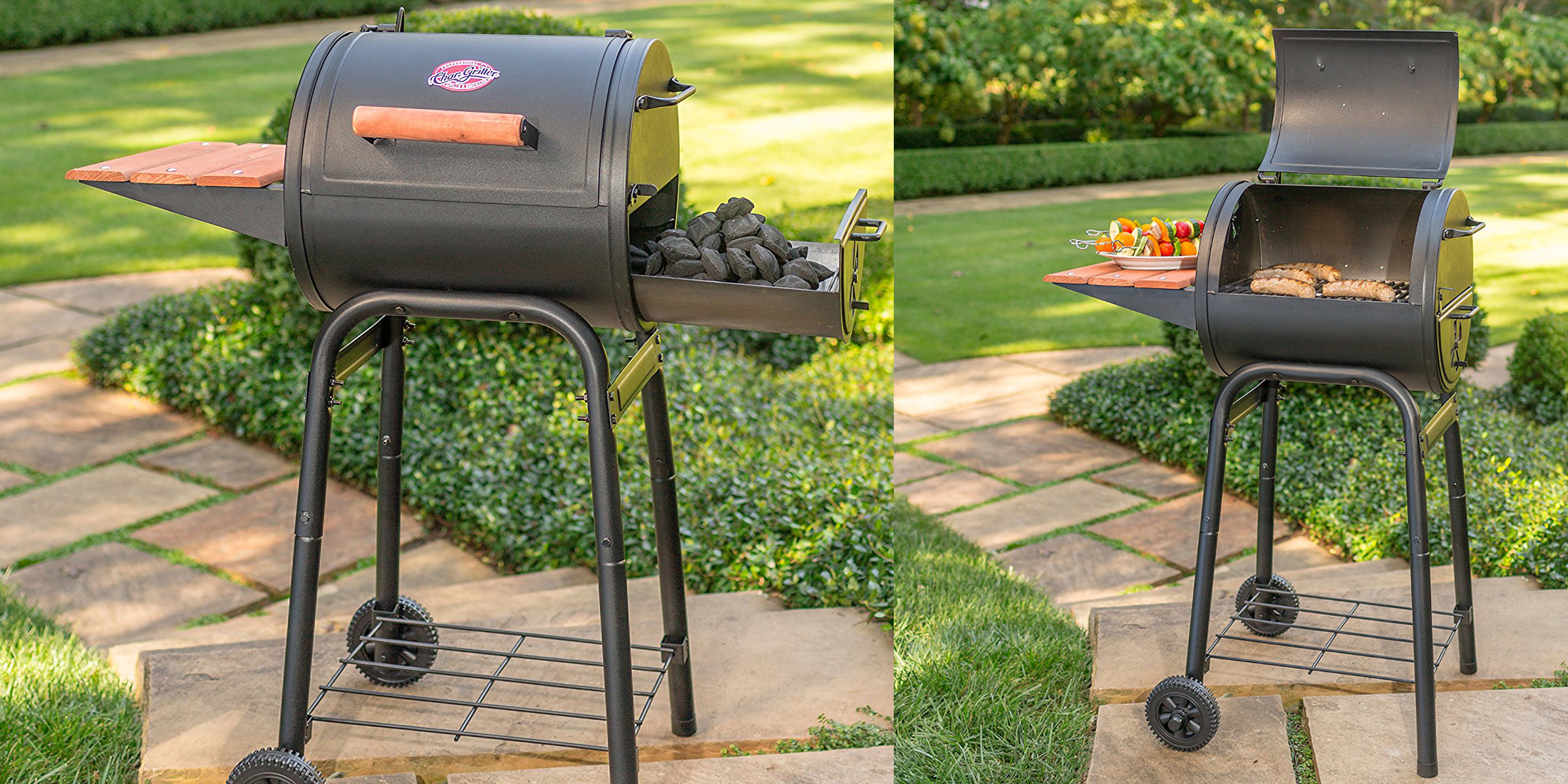 satelliet Recreatie schetsen Char-Griller Patio Pro Charcoal Grill w/ cast iron grates for $63 shipped