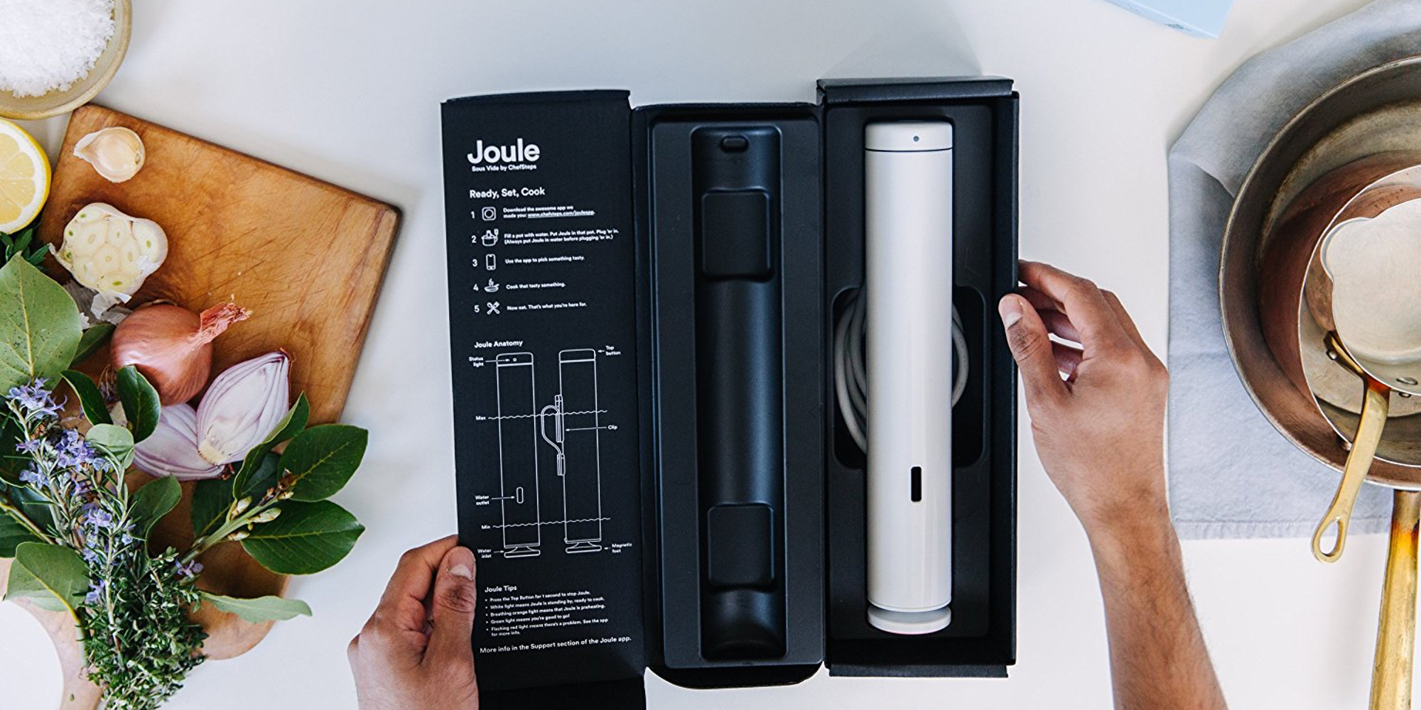 ChefSteps Joule Sous Vide, 1100 Watts, All White 