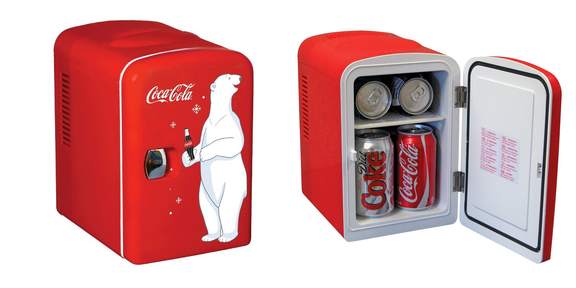 Coca Cola Personal Mini Fridge chills 6 cans for 28 Prime Shipped (Reg
