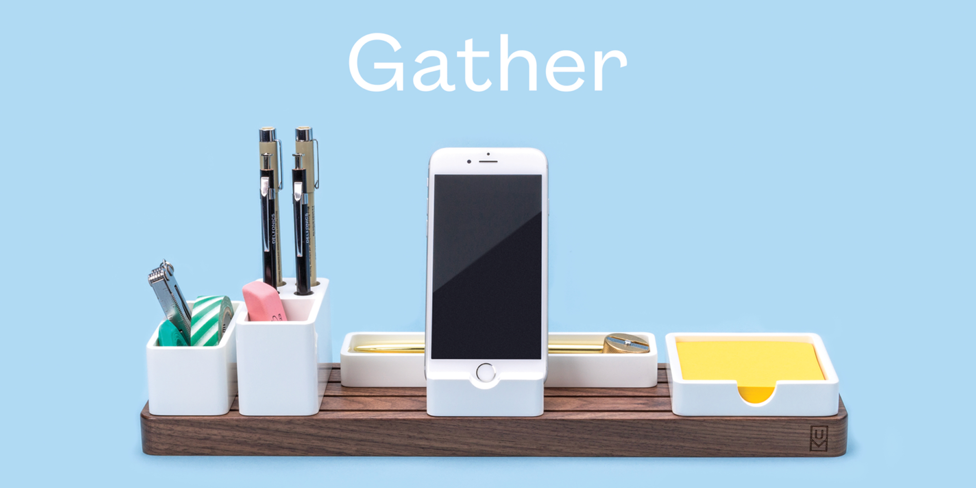 Gather Tames Your Desk S Clutter With A Stylish And Modular