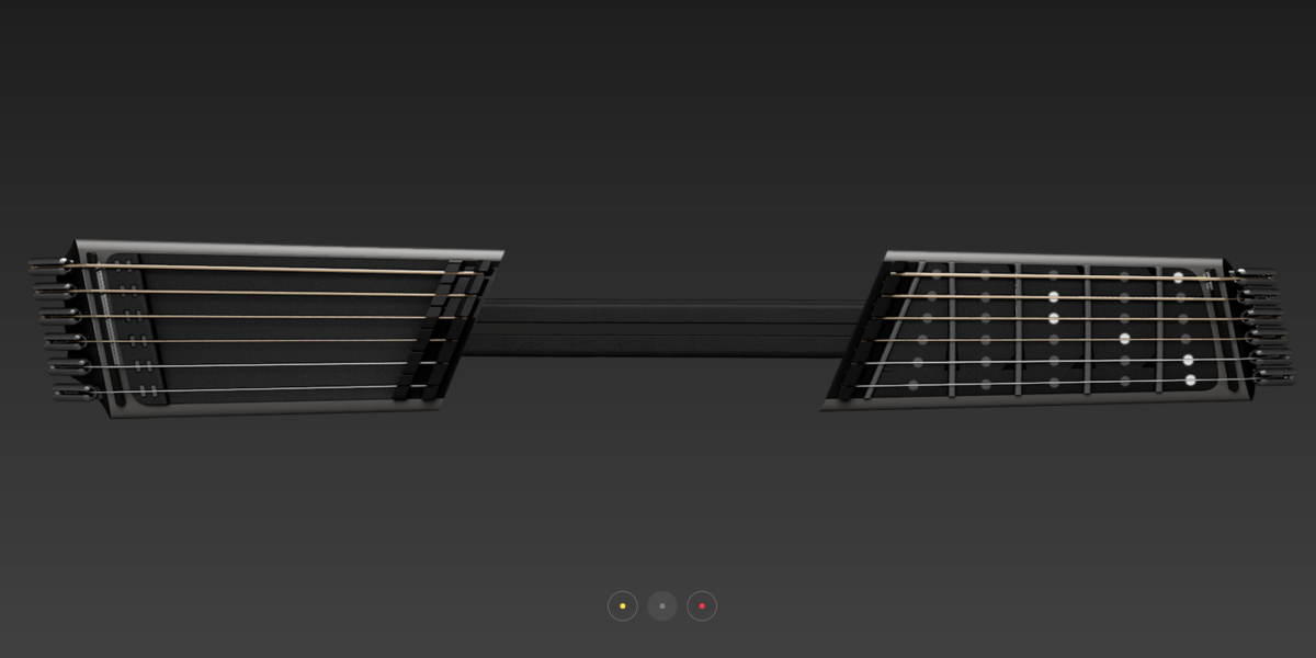 Jammy the new portable iOSconnected smart guitar with telescopic neck