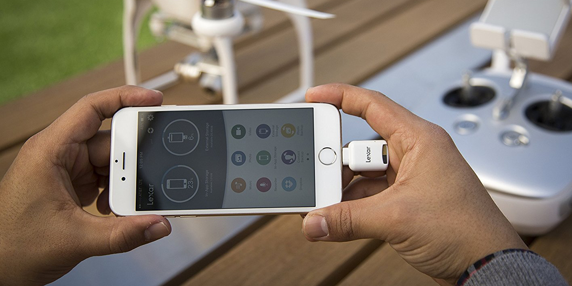 Lexar microSD to Lightning Card Reader for iPhones 15 (Reg. 25