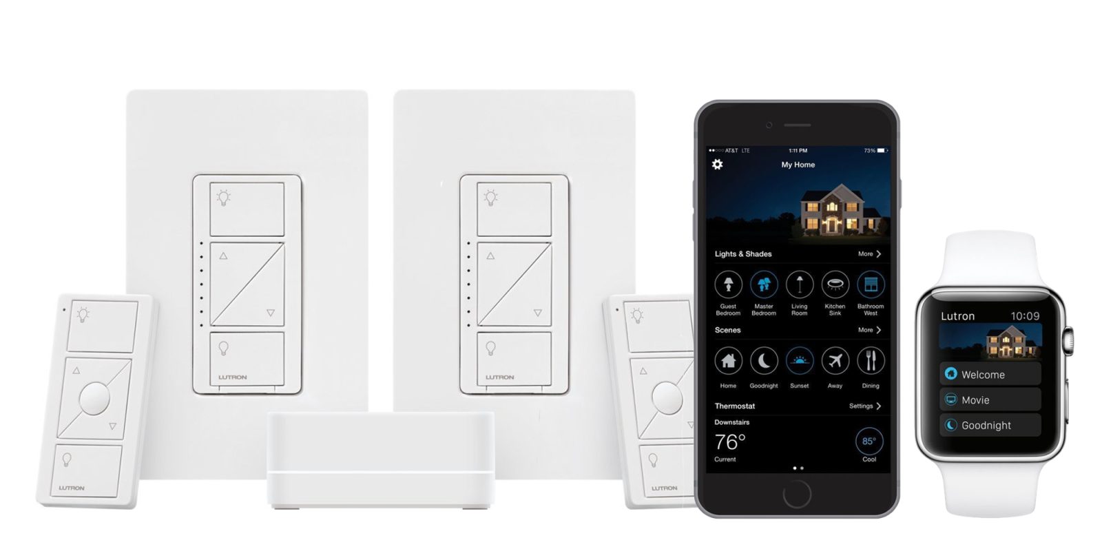 Add Lutron's HomeKit-enabled Dimmer Switches to your setup from $80