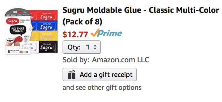 Sugru Moldable Multi-Purpose Glue (16-Pack/Multicolor)