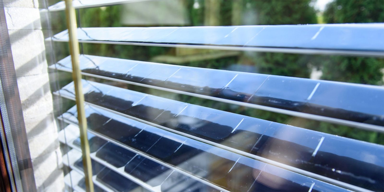 SolarGaps window blinds hide builtin solar panels, helps