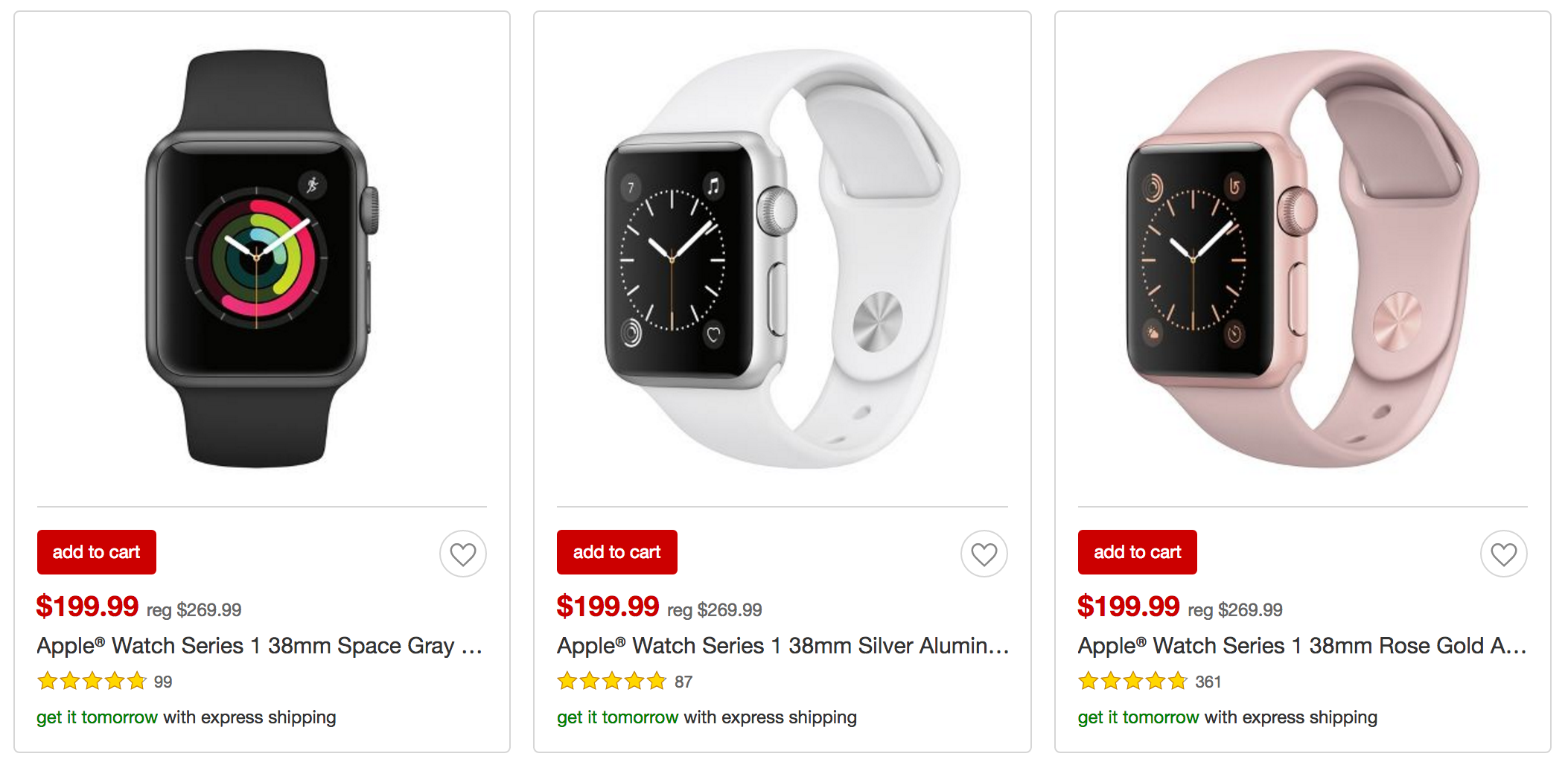Apple Watch Series 1/2 70 off in nearly every style, priced from 200