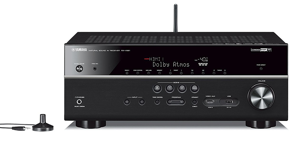Yamaha's featurepacked 7.2Ch 4K A/V Receiver w/ AirPlay 435 (Reg