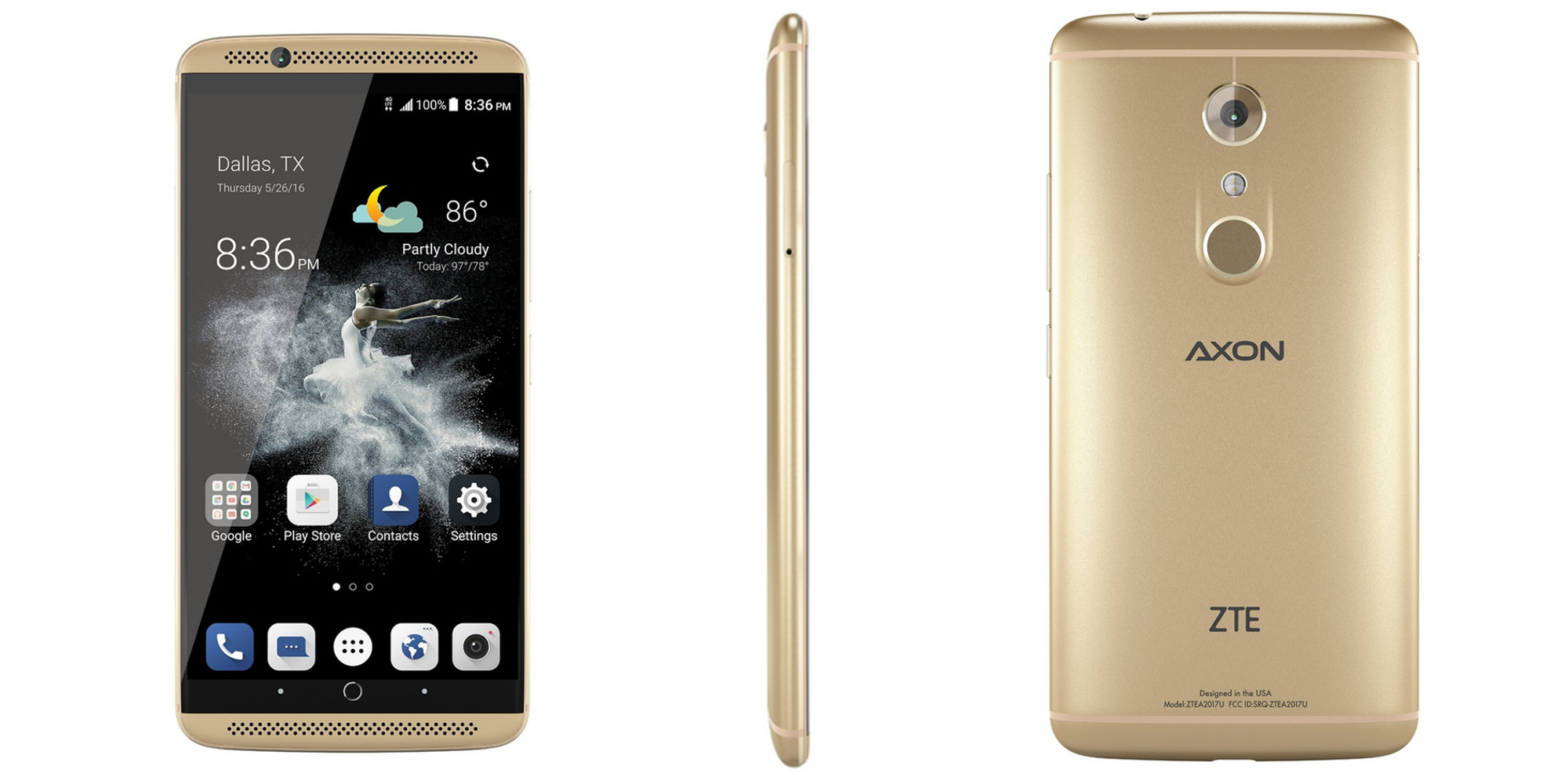 ZTE Axon 7 64GB Unlocked Android Smartphone $330 Shipped