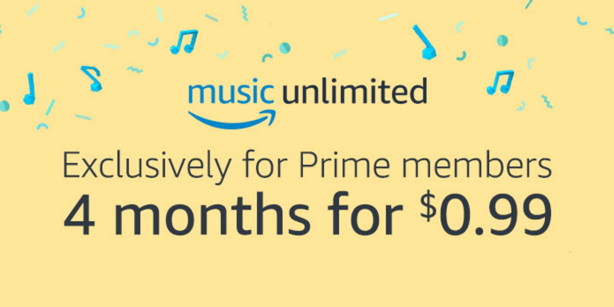 Amazon offers 4months of Music Unlimited Streaming Service for 1 [Prime]