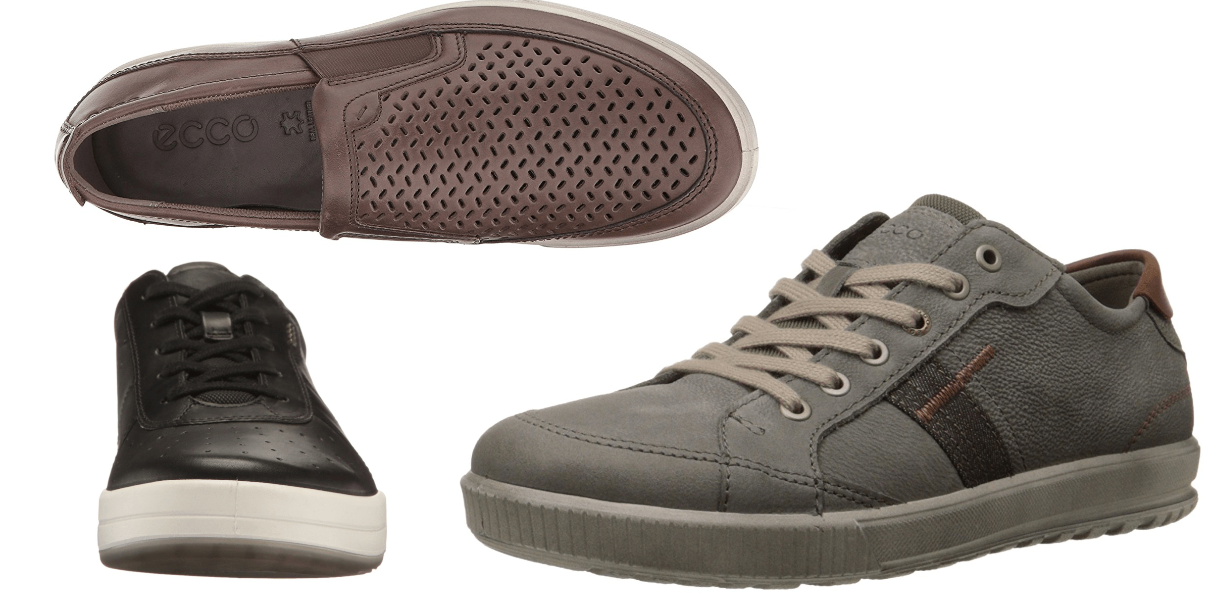 ecco collin perforated slip on