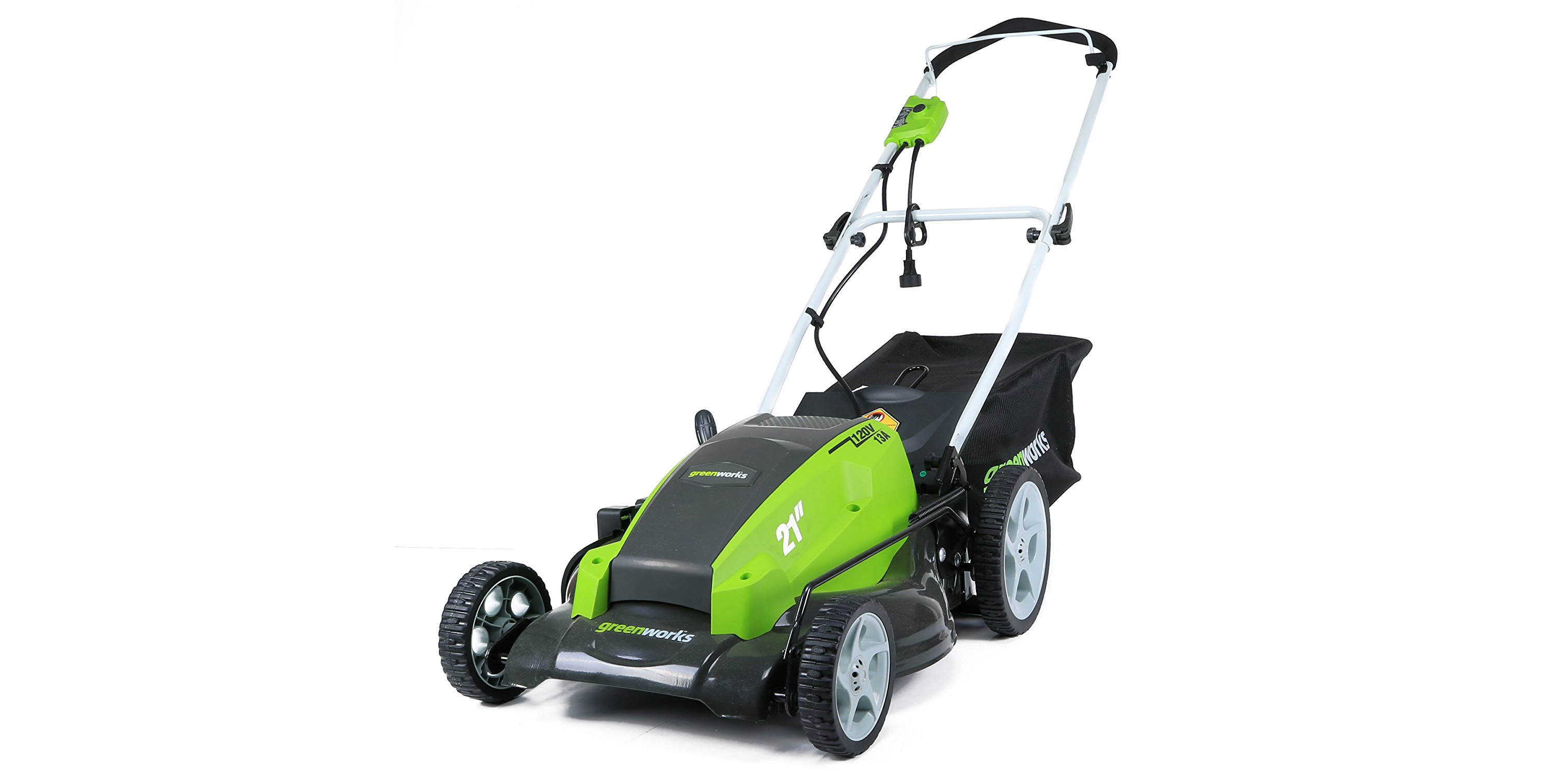 Green Deals GreenWorks 13A 21inch Corded Electric Lawn Mower 127, more
