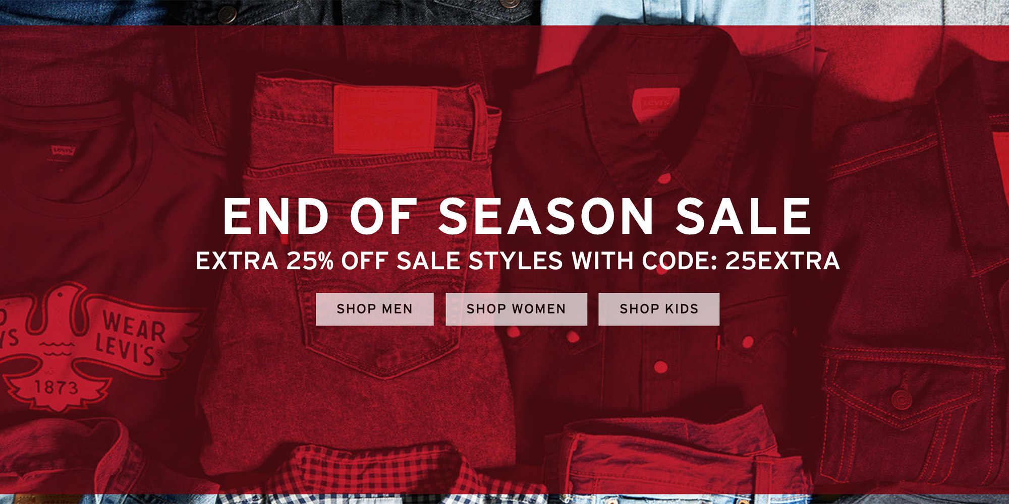 Levi's End of the Season Event takes an extra 25 off sale styles