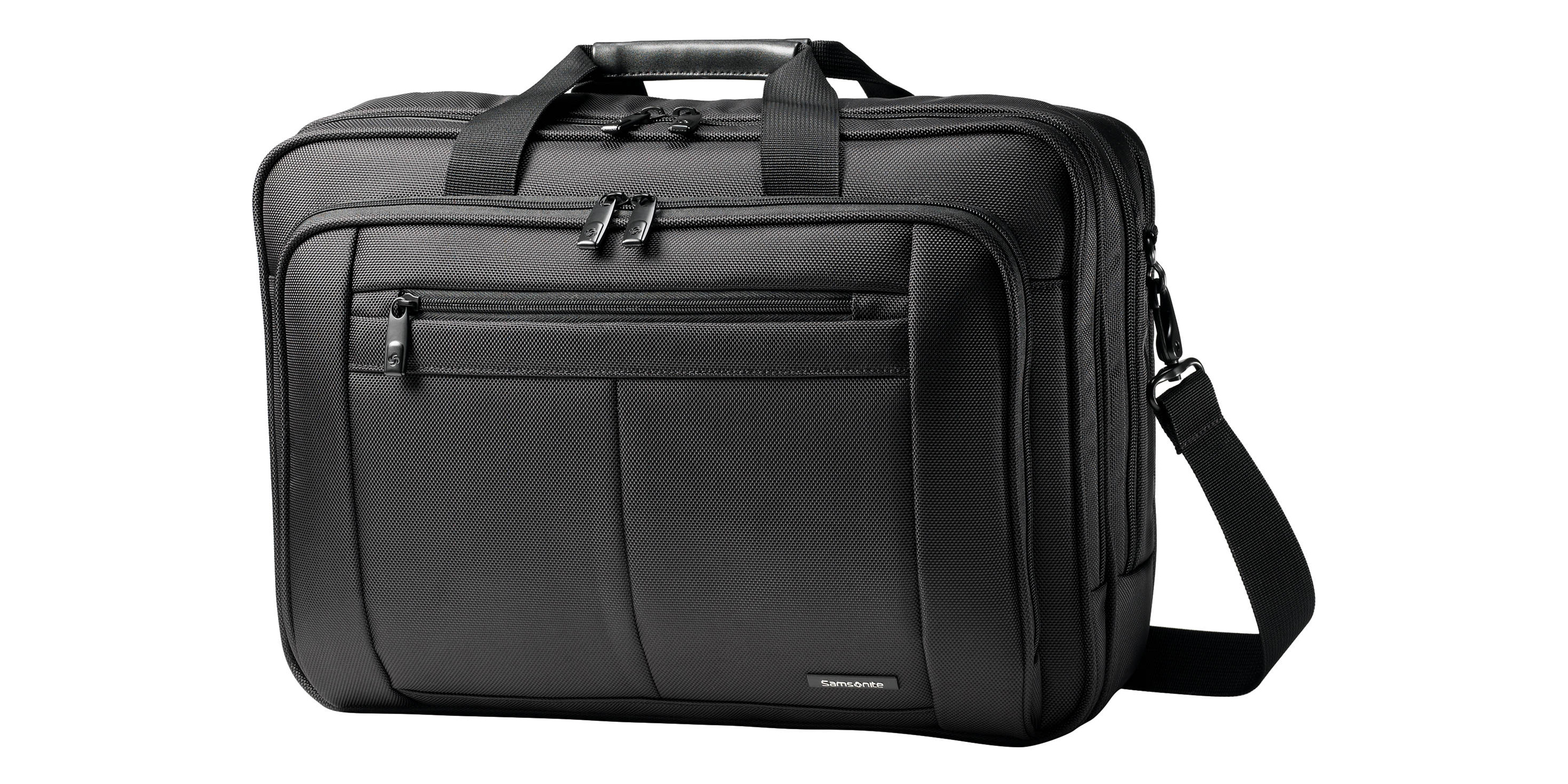 samsonite soft leather briefcase