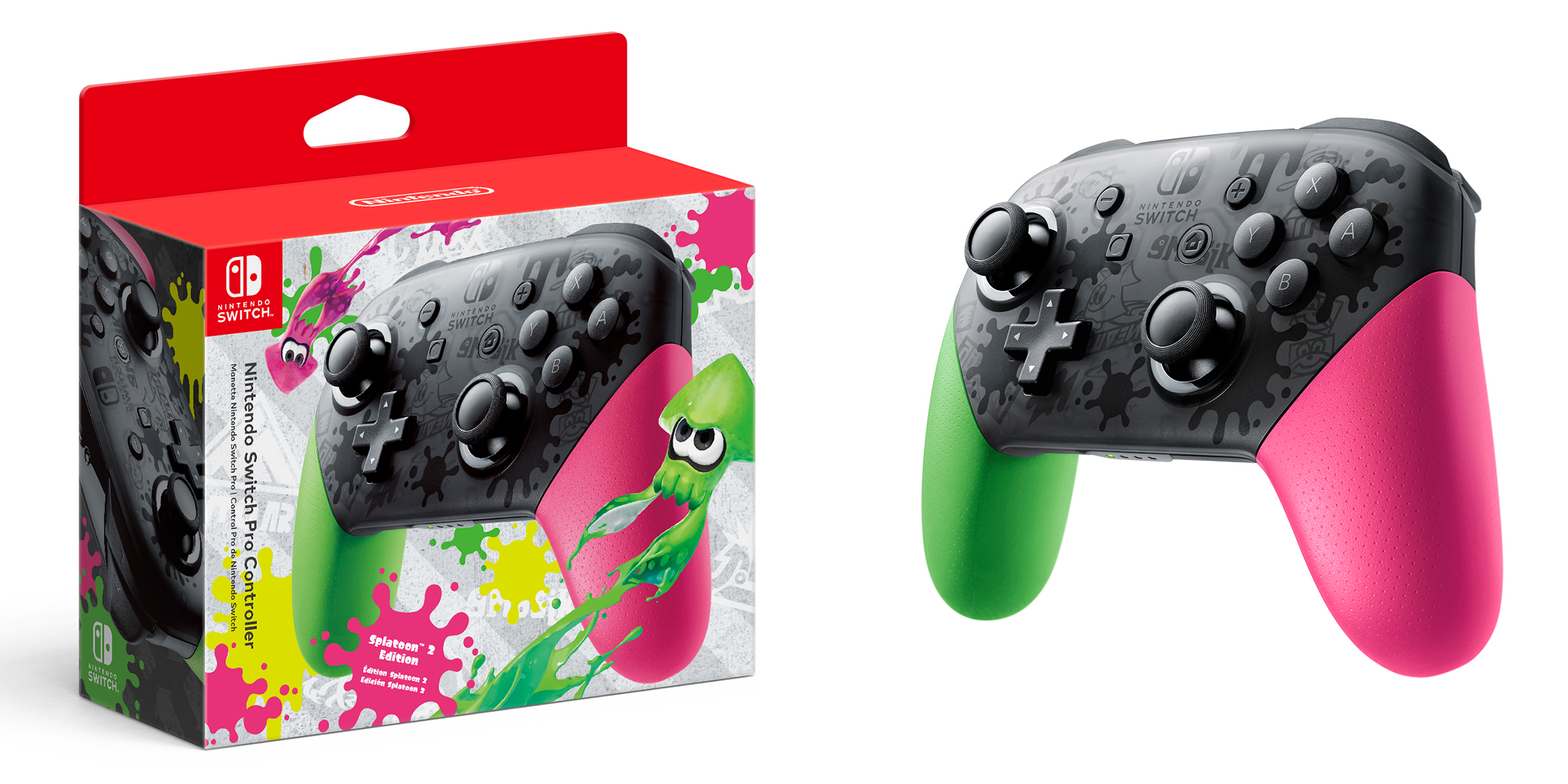 Splatoon 2 Nintendo Switch Pro Controller hits next month, pre-order now
