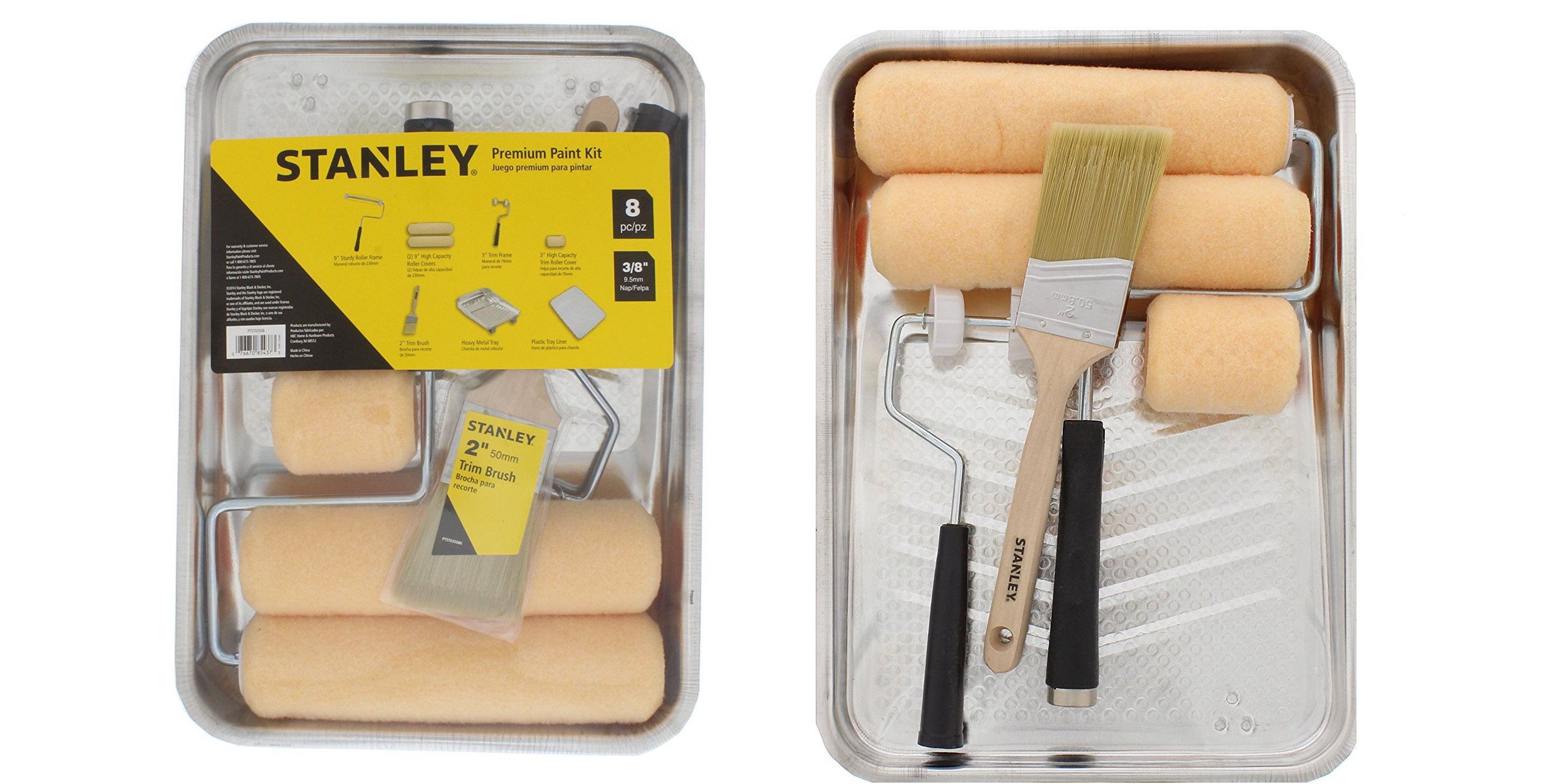 Stanley Premium Home Paint Kit w/ rollers, tray & more from $5.50 Prime ...